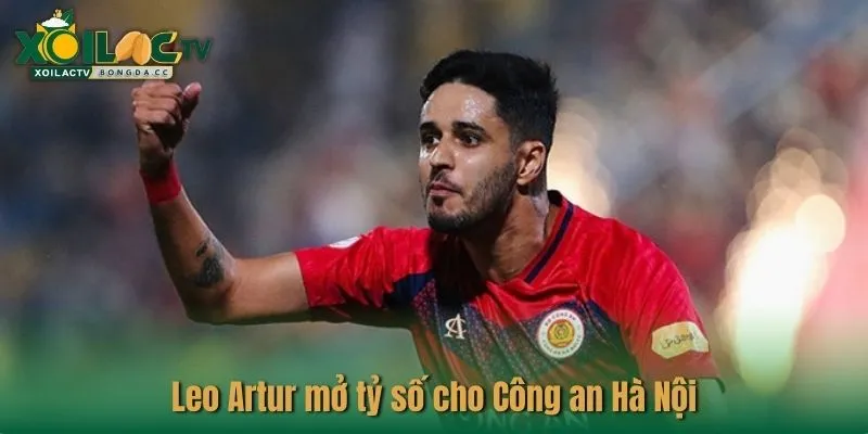 Leo Artur mở tỷ số cho Công an Hà Nội